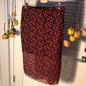 NWOT! Zara floral skirt